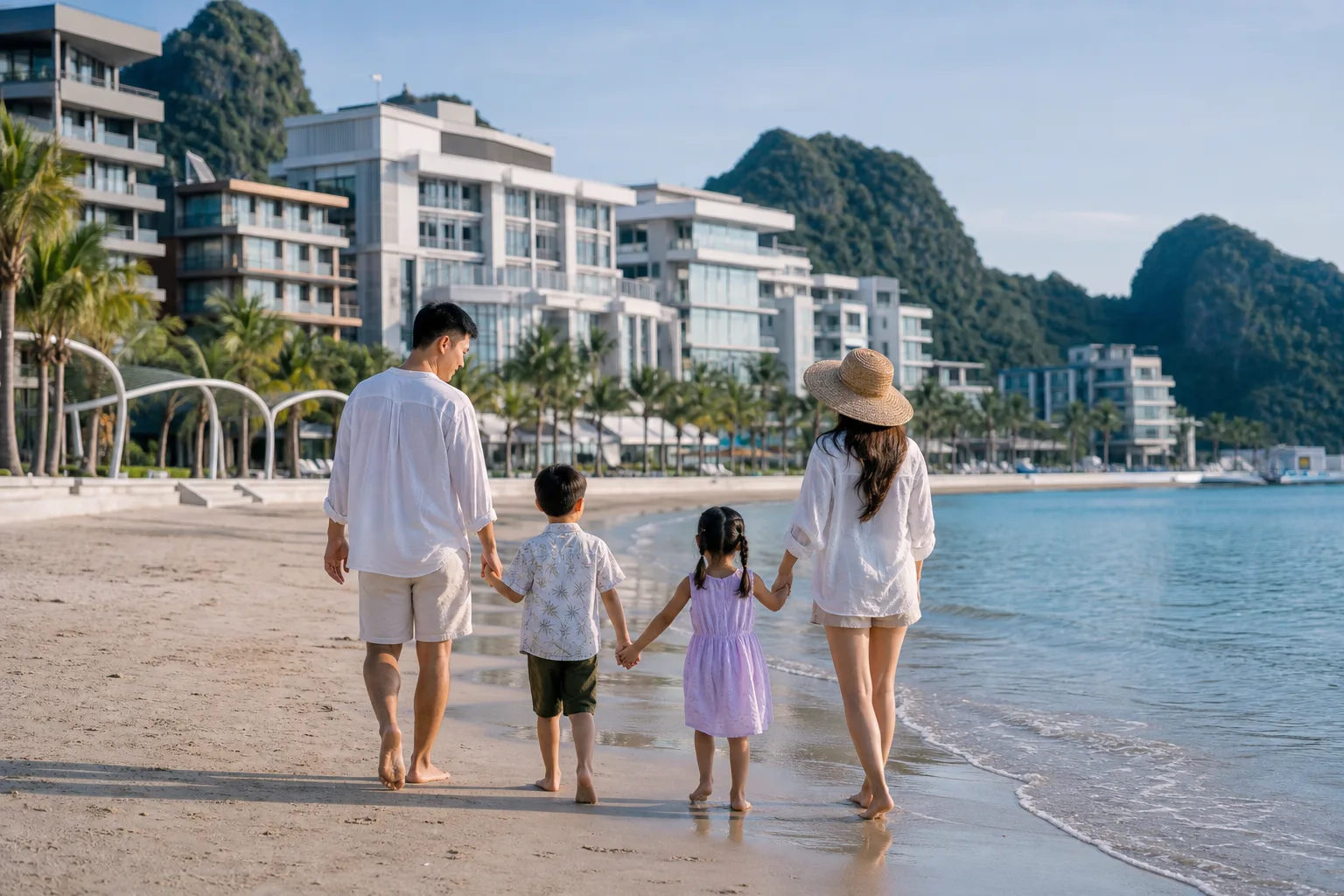 Đi cùng trẻ nhỏ hoặc người lớn tuổi cần lưu ý gì — ảnh minh hoạ AI