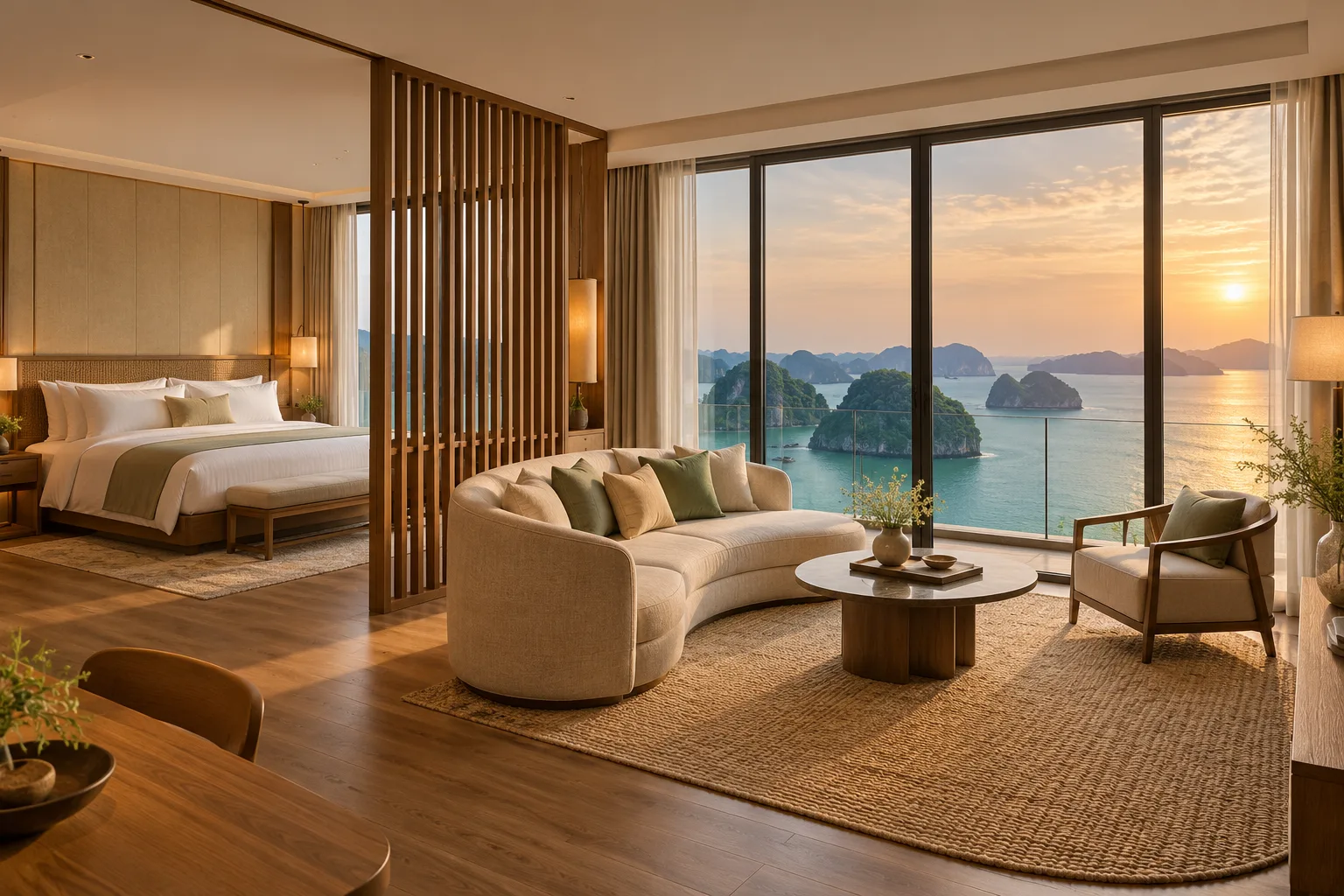 Paradise Cát Bà — Executive Suite (Sea view) — ảnh minh hoạ AI